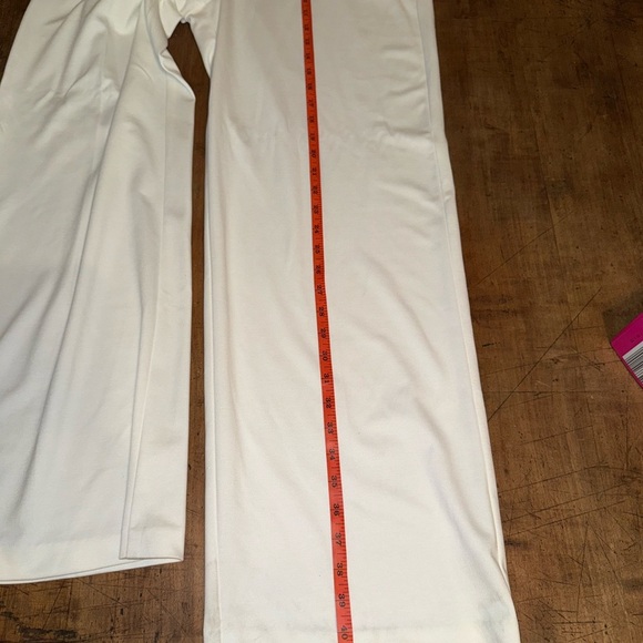 New Direction White Snow Pants with Gold Button Accents Size Large - Picture 7 of 13